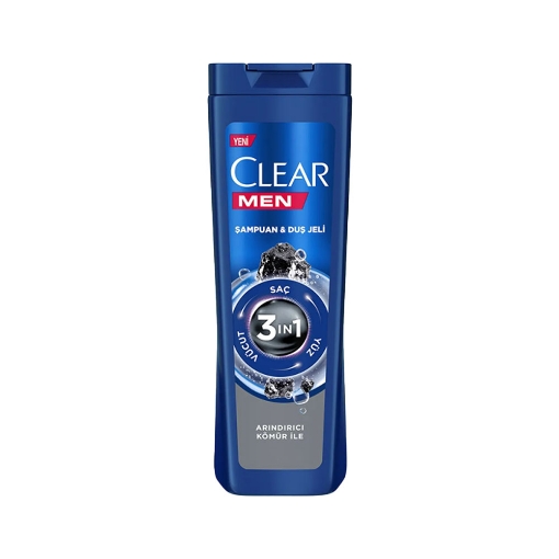 Clear Men Şampuan&Duş Jeli 350ml Arındırıcı. ürün görseli