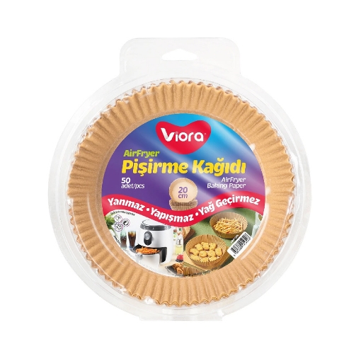 Viora Airfryer Pişirme Kağıdı 20*50'li. ürün görseli