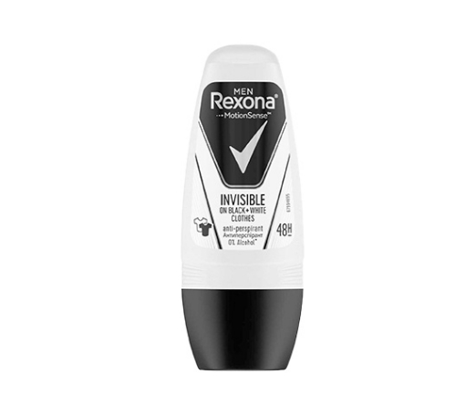 Rexona Deo Roll-On 50ml Men Invısıble Black White. ürün görseli