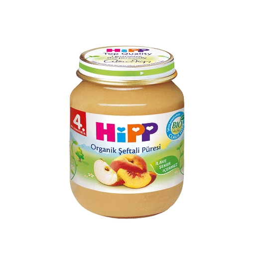 HIPP Organik Şeftali Püresi 125 Gr.. ürün görseli