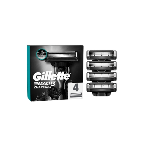 Gillette Mach3 Charcoal Bıçak 4'lü. ürün görseli
