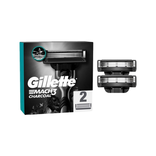 Gillette Mach3 Charcoal Bıçak 2'li. ürün görseli