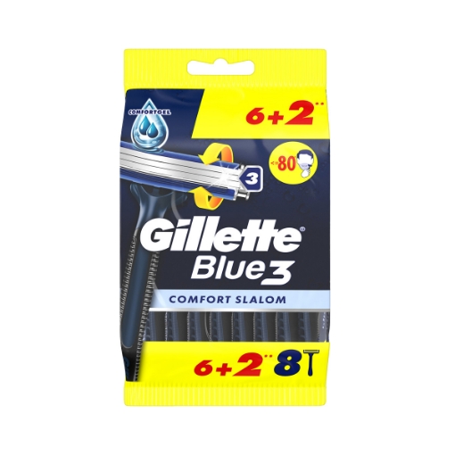 Gillette Blue-3 6+2'li Comfort Slalom. ürün görseli