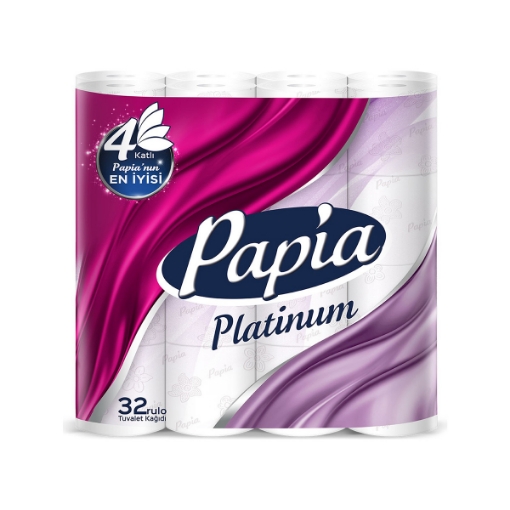 Papia Tuvalet Kağıdı 32-li 4 Katlı Platinum. ürün görseli