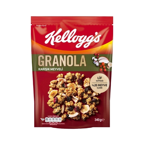 Ülker Kellogg's Granola Çikolatalı Fındıklı 340 Gr.. ürün görseli