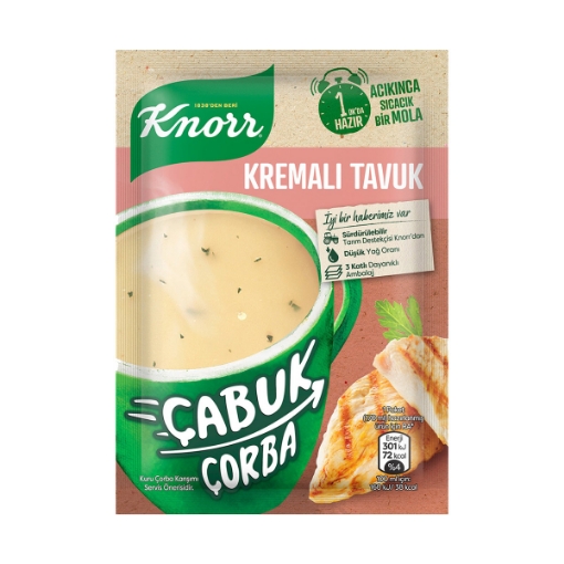 Knorr Çabuk Kremalı Tavuk Çorbası 18 Gr.. ürün görseli