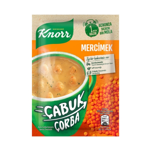 Knorr Çabuk Mercimek Çorbası 22 Gr.. ürün görseli