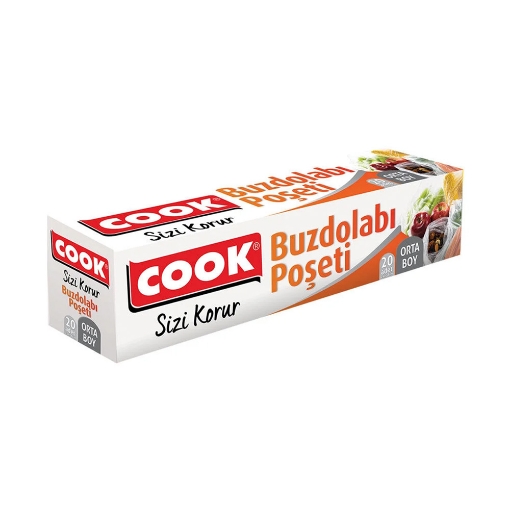 Cook Buzdolabı Poşeti Orta Boy 20'li. ürün görseli