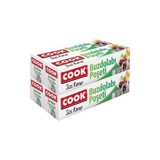 Cook Buzdolabı Poşeti 3+1 Küçük 30'lu. ürün görseli