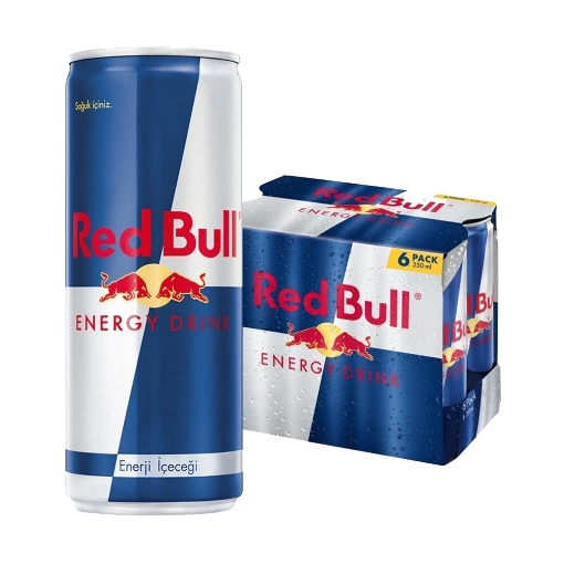 Red Bull Enerji İçeceği 6x250 ml.. ürün görseli