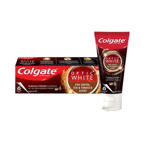 Colgate Diş Macunu Optic White 125 ml. Çay&Kahve&Tütün. ürün görseli