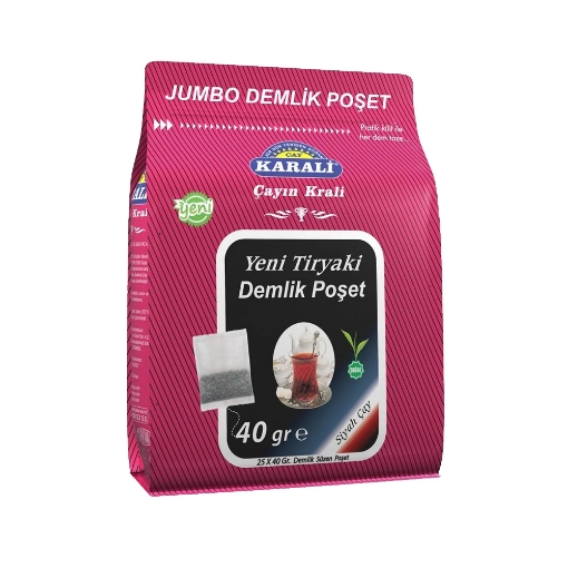 Karali Tiryaki Siyah Demlik Poşet 25x40 Gr.. ürün görseli