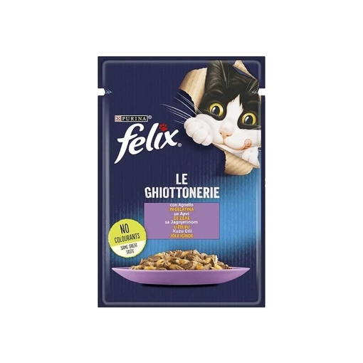 Felix Kuzu Etli Kedi Yaş Maması 85 Gr.. ürün görseli