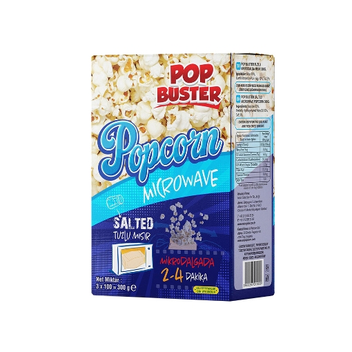 Pop Buster Mikrodalga Tuzlu Mısır 3x90 Gr.. ürün görseli