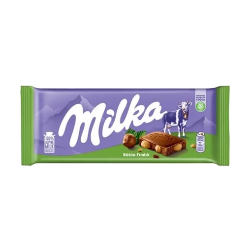 Milka Bütün Fındık 90 Gr.. ürün görseli