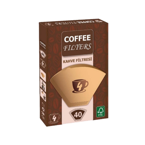 Coffee Filters Kahve Filtre Kağıdı No:4. ürün görseli