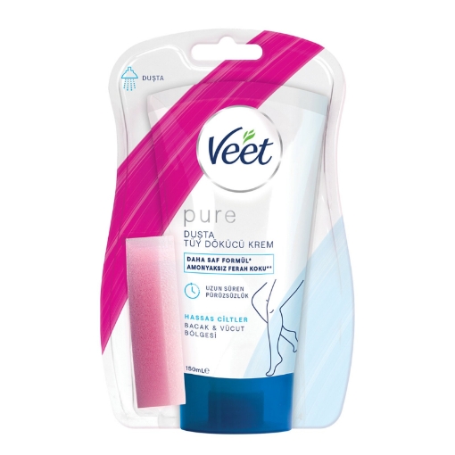 Veet Tüy Dökücü Krem Duşta 150ml Pure. ürün görseli