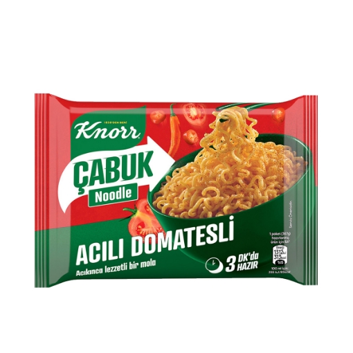 Knorr Çabuk Noodle Acı Domates 67 Gr.. ürün görseli