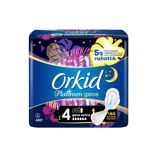 Orkid Platinum Tekli Gece Extra 6'lı (4). ürün görseli