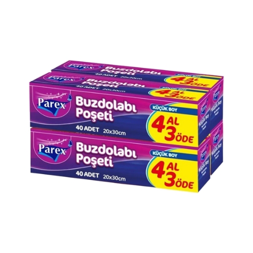 Parex Buzdolabı Poşeti 3+1 40-lı Küçük. ürün görseli