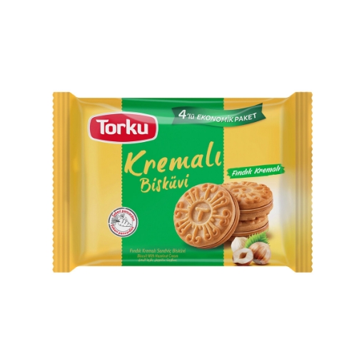 Torku Favarimo Fındık Kremalı Bisküvi 4'lü 304 Gr.. ürün görseli