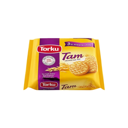 Torku Tam Yulaflı Bisküvi 3x125 Gr.. ürün görseli