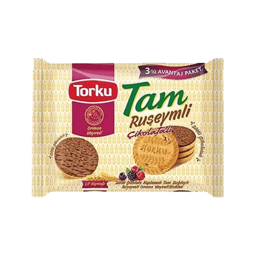 Torku Tam Ruseymli Çikolatalı Orman Meyveli Bisküvi 3x84 Gr.. ürün görseli