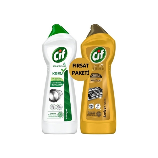 Cif Krem 2X750ml Amonyaklı+Gold. ürün görseli