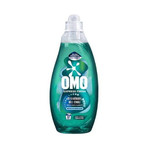 Omo Express Fresh Sıvı Deterjan 1480 ml. Beyaz Renkler 37W. ürün görseli