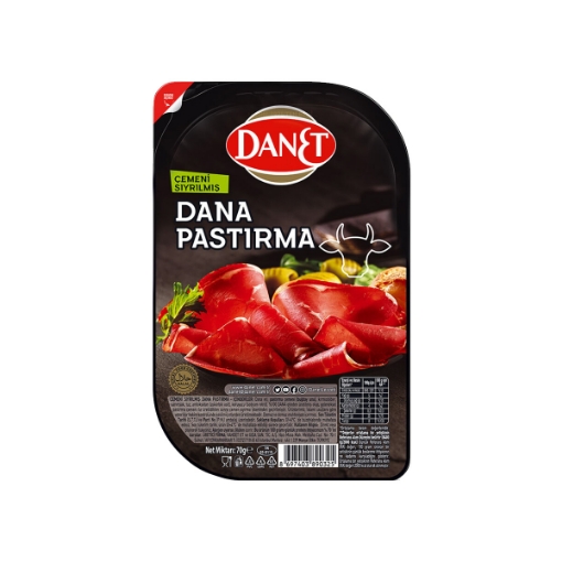 Danet Çemensiz Pastırma Dilimli 70 Gr.. ürün görseli