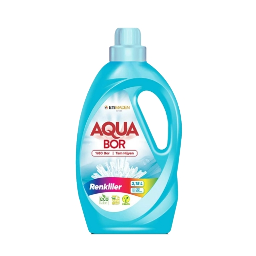 Aqua Bor Sıvı Deterjan Renkliler 2.15L 33W. ürün görseli