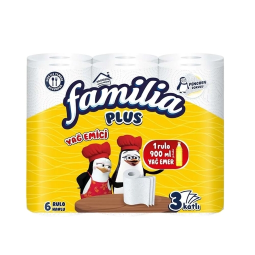 Familia Havlu 6'Lı Yağ Emici. ürün görseli