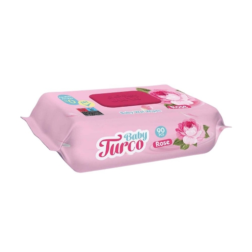 Baby Turco Islak Havlu 90'Li Gul. ürün görseli