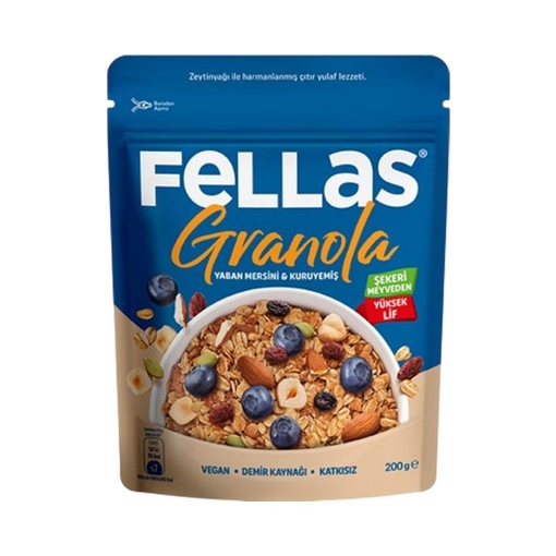 Fellas Granola Yaban Mersini Kuruyemis  200 Gr. ürün görseli
