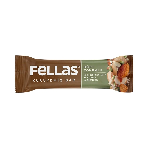 Fellas Dort Tohumlu Kuruyemis Bar 30 Gr. ürün görseli