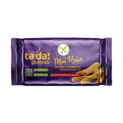 Tada Peynirli Dereotlu Mini Kraker Glutensiz 85gr. ürün görseli