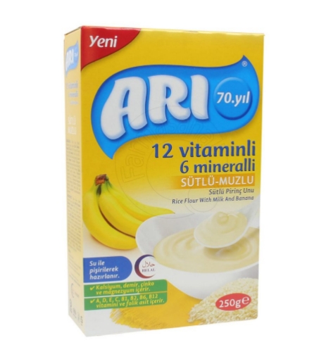 Arı Mama Sütlü Muzlu Pirinç Unu 250 Gr.. ürün görseli