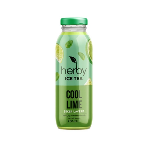 Herby Ice Tea  Cool Lime Sekersiz 250ml. ürün görseli