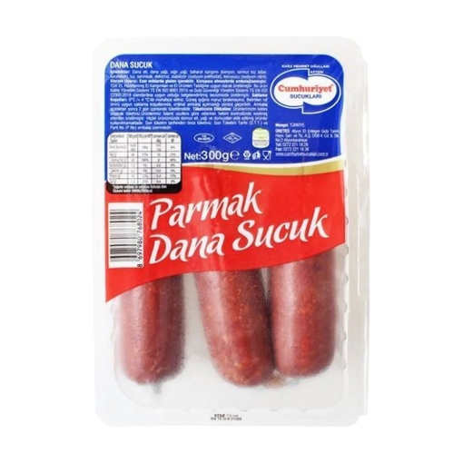 Cumhuriyet Sucuk Parmak 300 Gr.Vak.. ürün görseli
