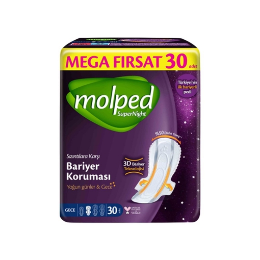 Molped Supernight Mega Gece 30'Lu. ürün görseli