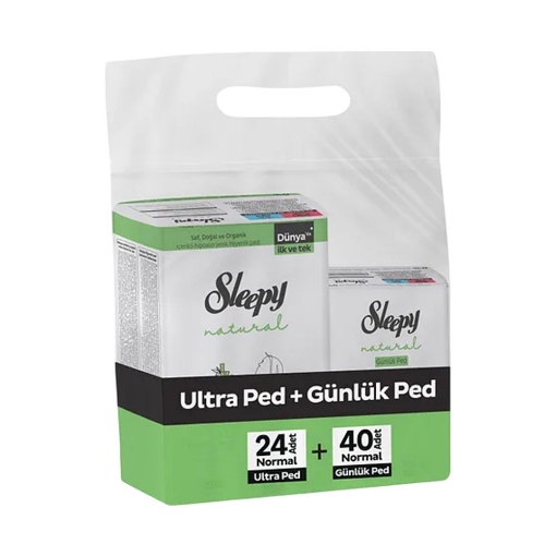 Sleepy Hij.Ped Bio Nat.Ultra Normal+Gunluk 24+40li. ürün görseli
