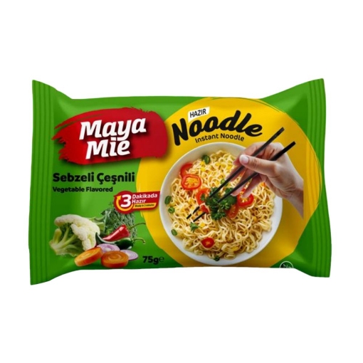 Maya Mie Noodle Sebzeli Cesnili 75gr. ürün görseli