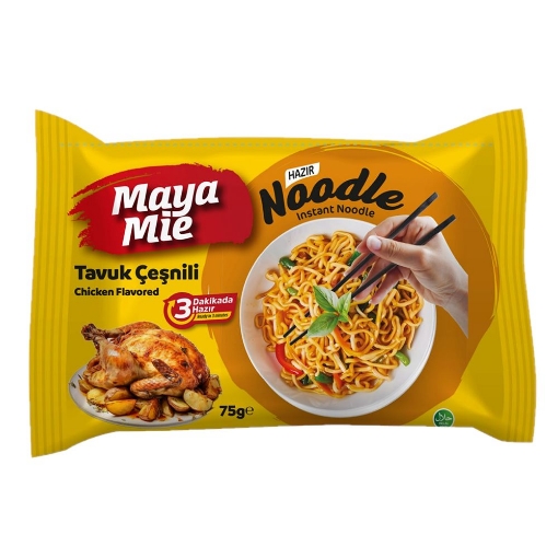 Maya Mie Noodle Tavuk Cesnili 75gr. ürün görseli