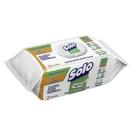 Solo Yuzey Tem.Havlusu 100'Lu Beyaz Sabun. ürün görseli