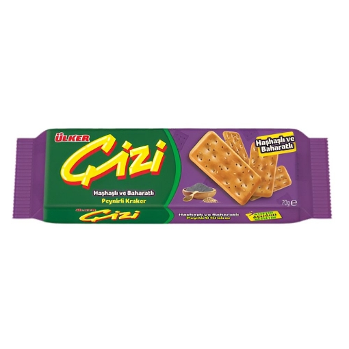 Ulker Cizi Kraker Hashasli Baharatli 70 Gr 773-00. ürün görseli