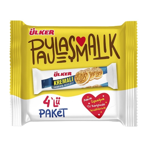 Ülker Kremalı Sandviç Bisküvi 4x61 Gr.. ürün görseli