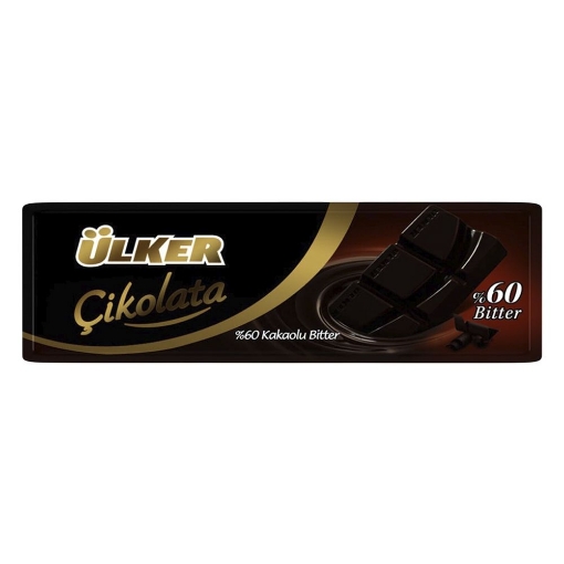 Ulker Baton %60 Bitter Ciko. 32gr 1530-3. ürün görseli