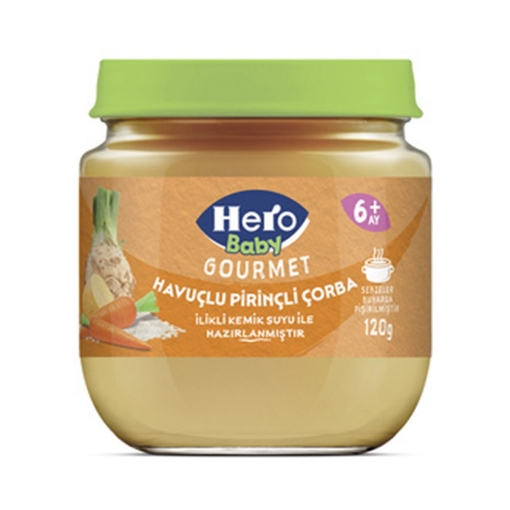 Hero Baby Gourmet Havuclu Pirincli Kavanoz 120gr. ürün görseli