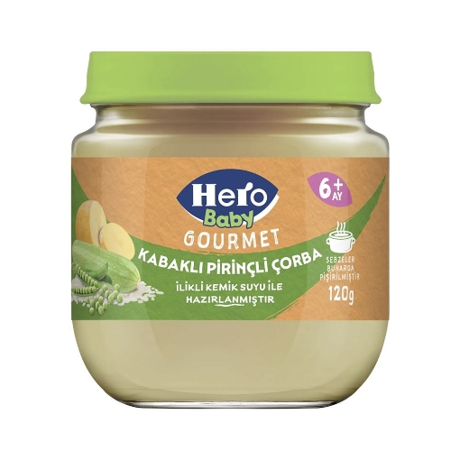 Hero Baby Gourmet Kabakli Pirincli Kavanoz 120gr. ürün görseli