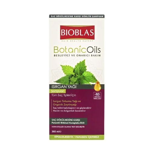 Bioblas Şampuan Botanic Oils 360ml Isırgan Yağı. ürün görseli